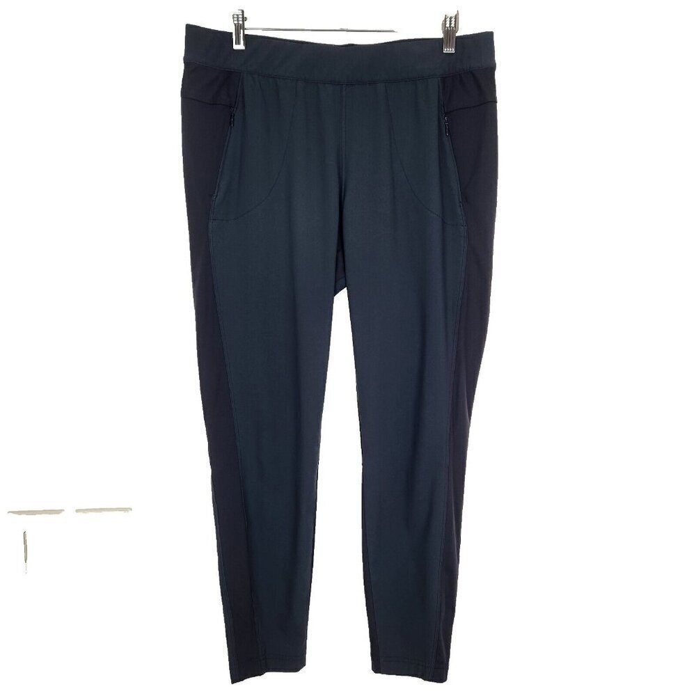 Kuhl Outleisure Legging Womens L Short Slate Blue Pull On Hiking Outdoor Active